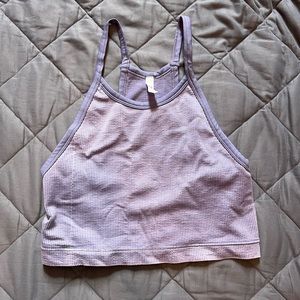 Purple crop top